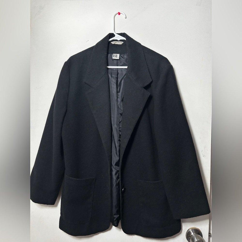 Black Long B.E Coat Size L